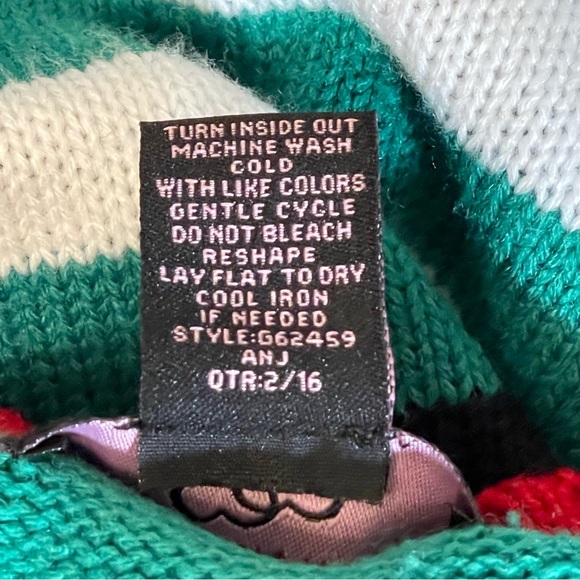 Christmas Sweater Holiday Elf Green and Red - Picture 10 of 11